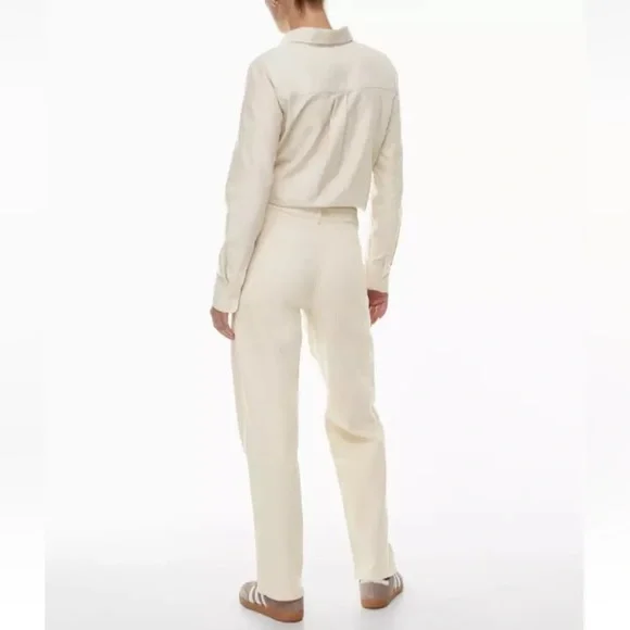 Aritzia Wilfred Free Modern Utility Pant in Gd Birch Size 6 - Picture 3 of 13